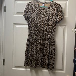 Old Navy cheetah print dress